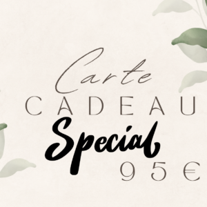 La carte cadeau d'un accompagnement décoration personnalisée