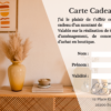 Carte cadeau pour des projet d’aménagement de conception ou d'achat en boutique – Image 2